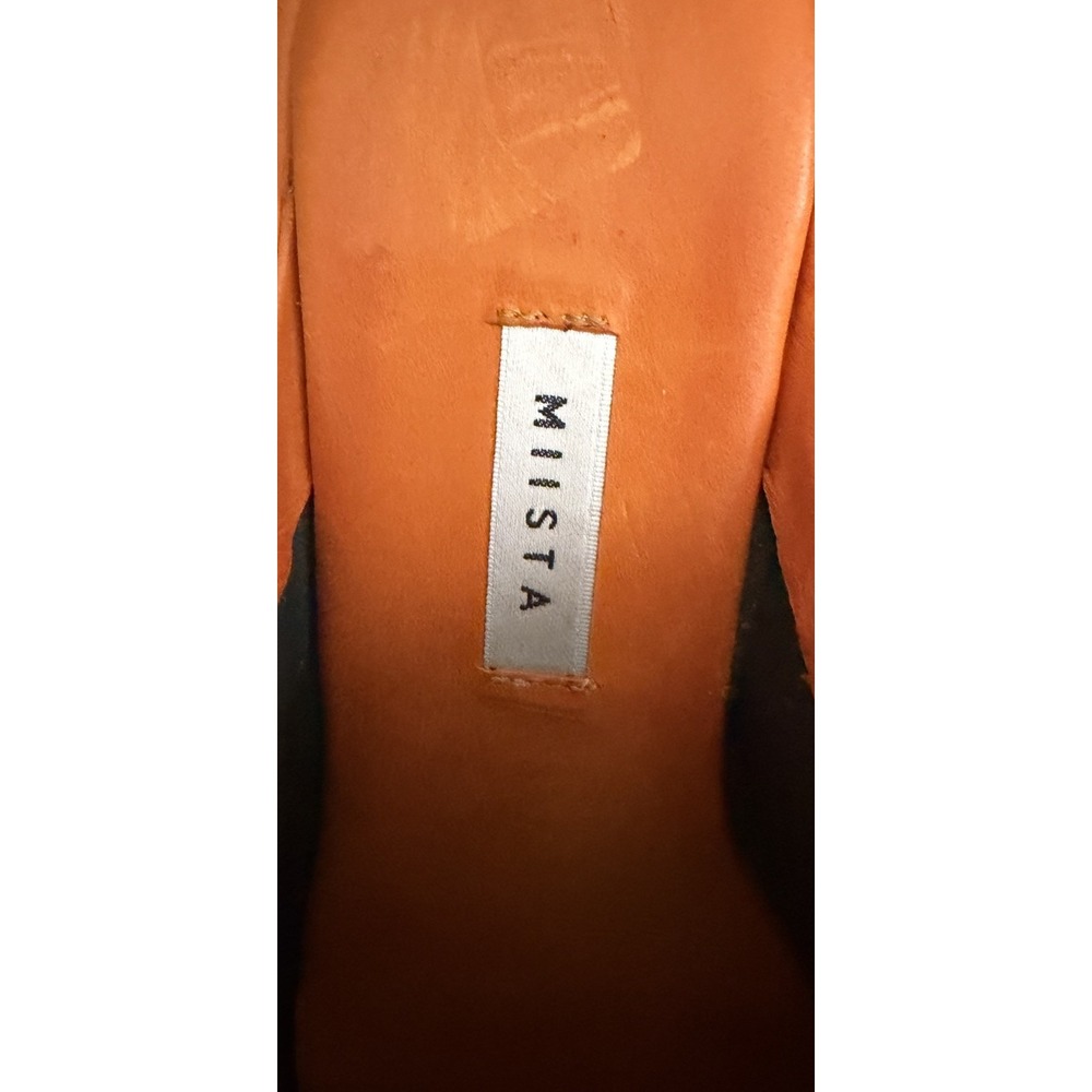 Miista Leather Mules Clogs Orange Women's Size 39 (US Size 9) - Picture 9 of 10